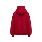 Sweat à capuche zippé à broderie délavée