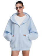 Sweat à capuche oversize anti-anxiété sociale