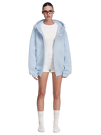 Bluza Cloud na suwak z kapturem