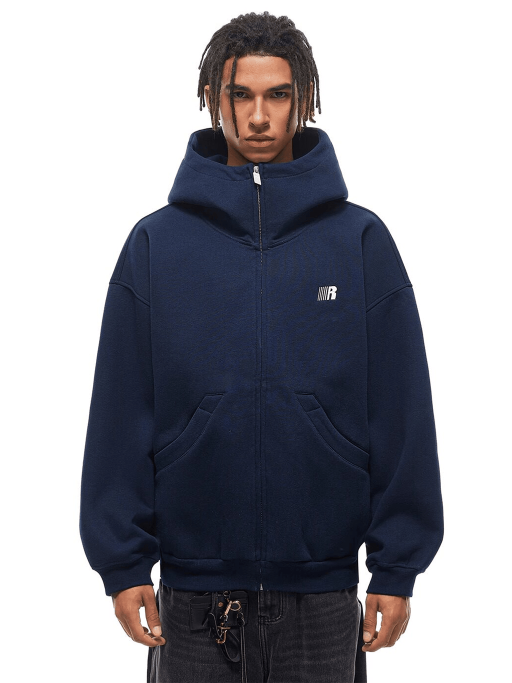 Übergroßer Hoodie, der soziale Ängste lindert