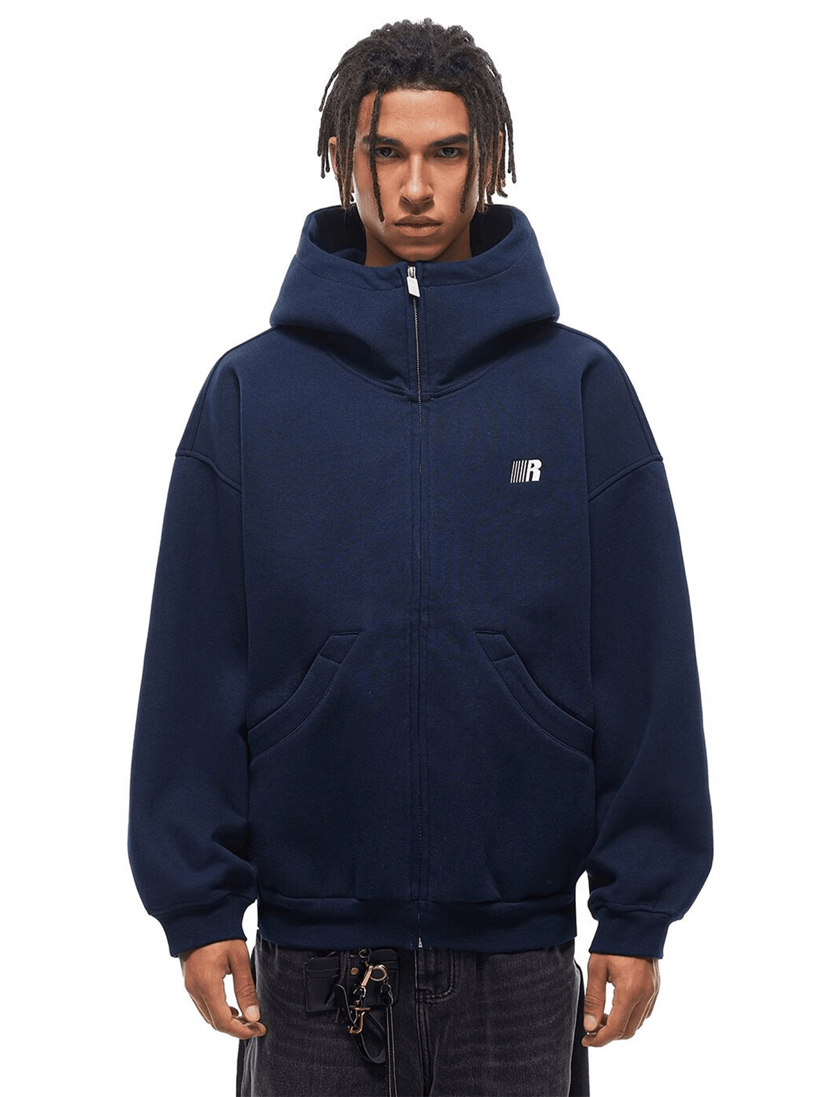 Übergroßer Hoodie, der soziale Ängste lindert