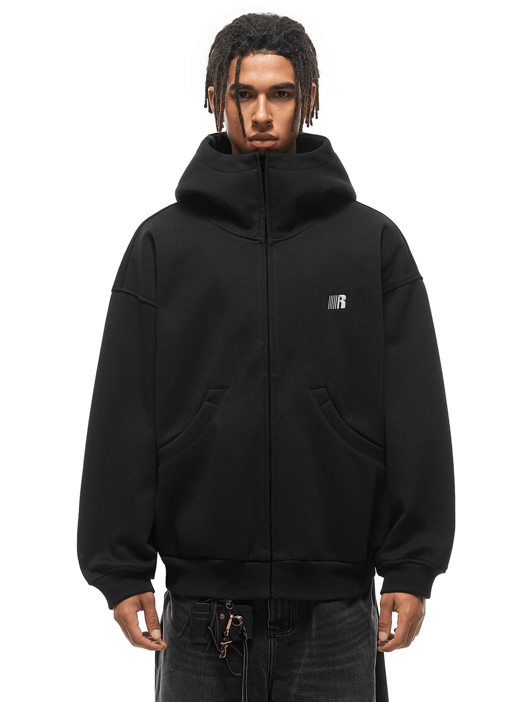 Übergroßer Hoodie, der soziale Ängste lindert