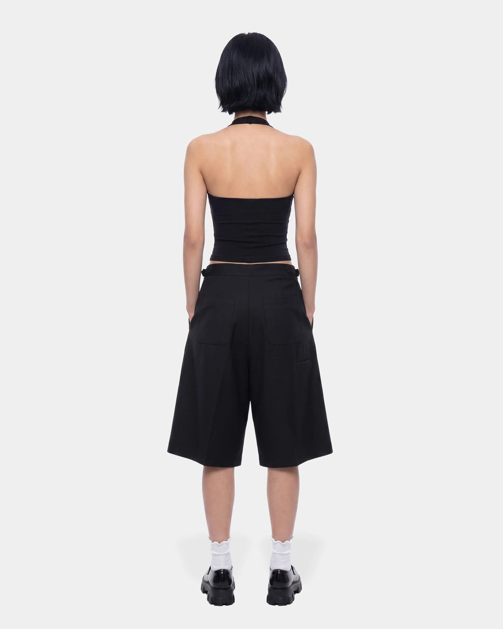 Pleated Trousser Baggy Short