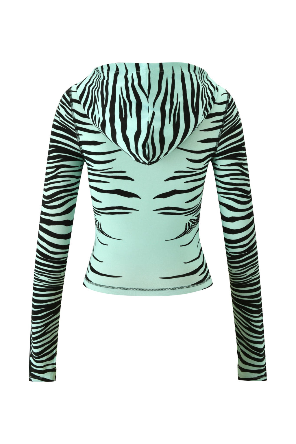 SWEAT À CAPUCHE BLARE - AQUA FINE LINE ZEBRA
