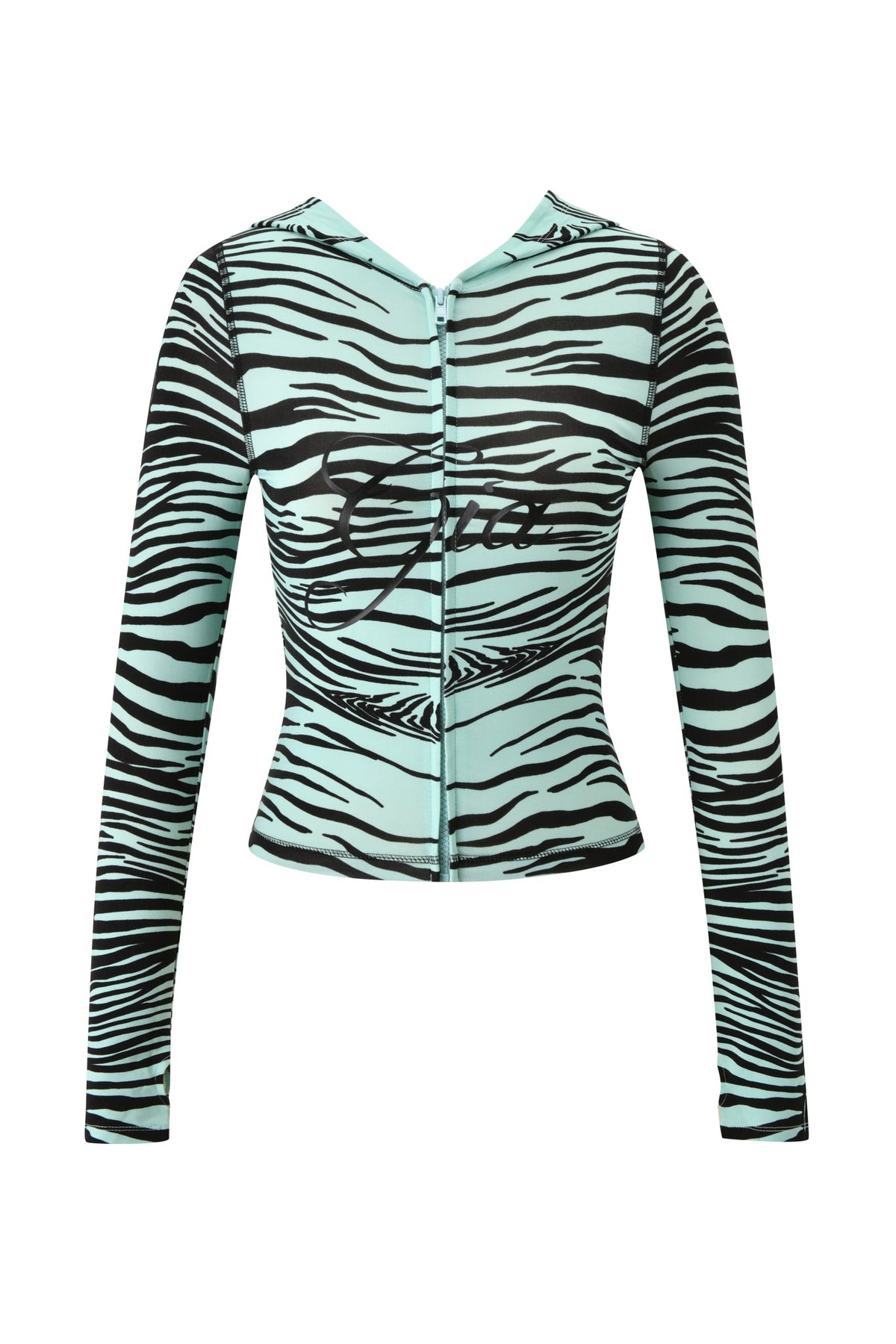 SWEAT À CAPUCHE BLARE - AQUA FINE LINE ZEBRA