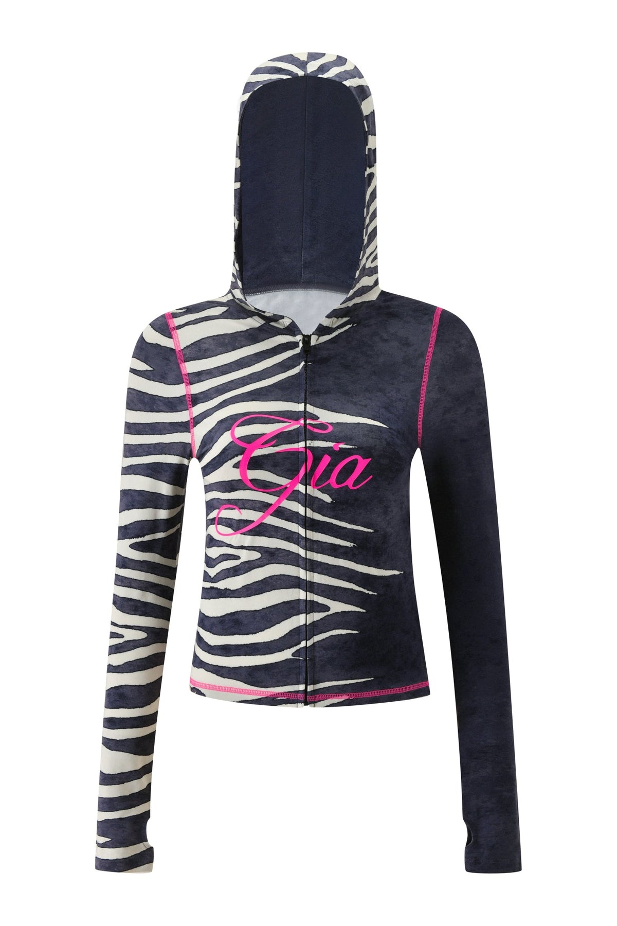 BLARE HOODIE - BLACK WILD SIDE