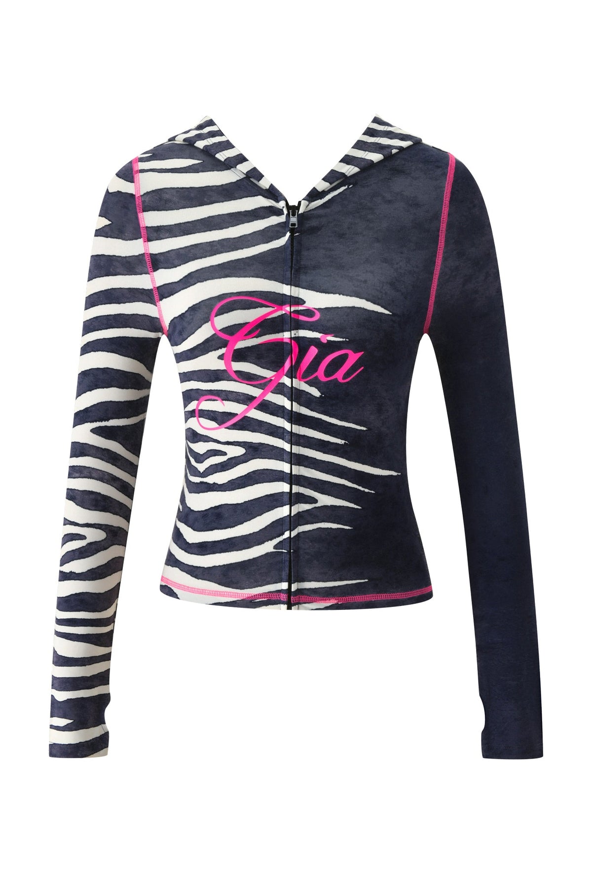 BLARE HOODIE - BLACK WILD SIDE