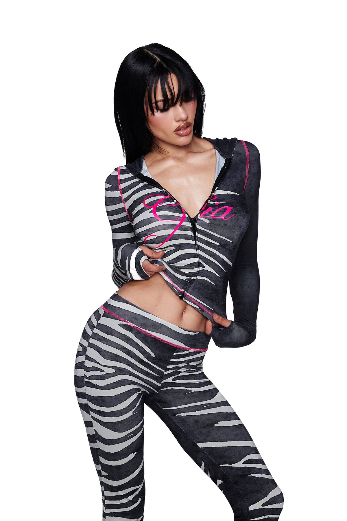 BLARE JOGGINGHOSE - BLACK WILD SIDE