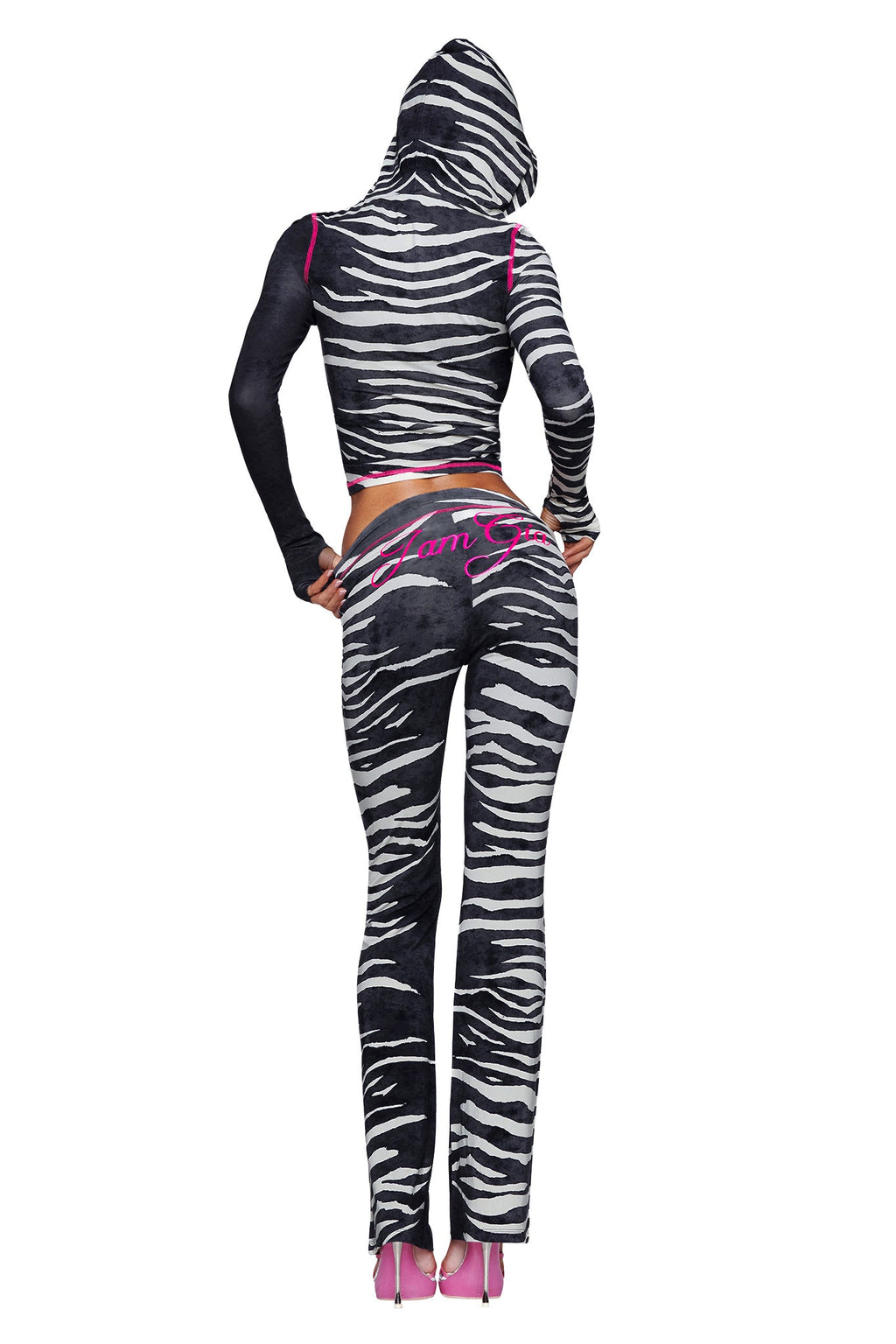 BLARE HOODIE - BLACK WILD SIDE