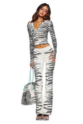 BLARE TRACKPANT - FINE LINE ZEBRA