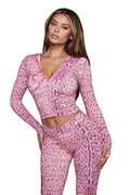SWEAT À CAPUCHE BLARE - PINK PANTHERA