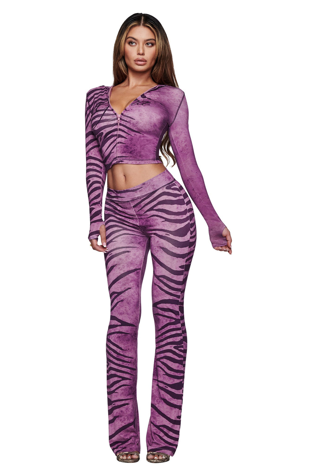 BLARE TRACKPANT - PLUM WILD SIDE