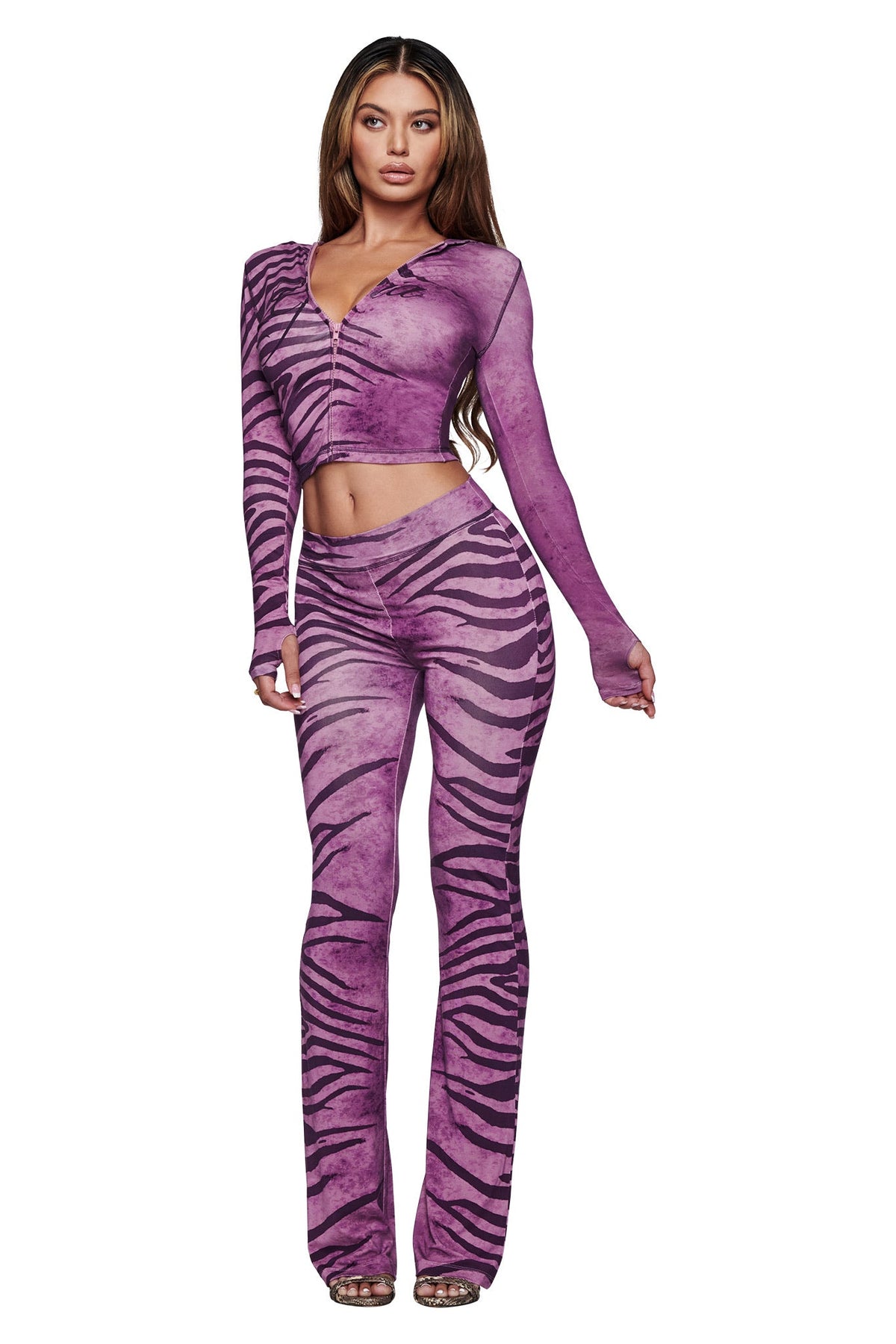 BLARE TRACKPANT - PLUM WILD SIDE