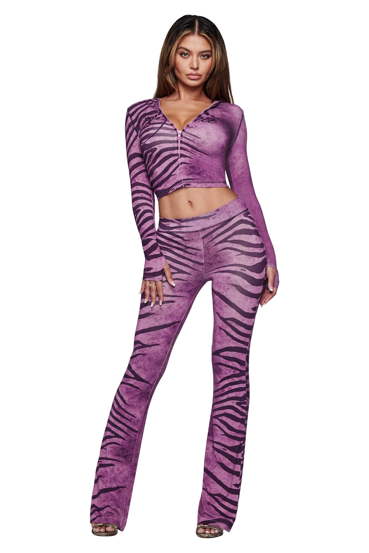 BLARE TRACKPANT - PLUM WILD SIDE