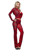 BLARE TRACKPANT - RED WILD SIDE