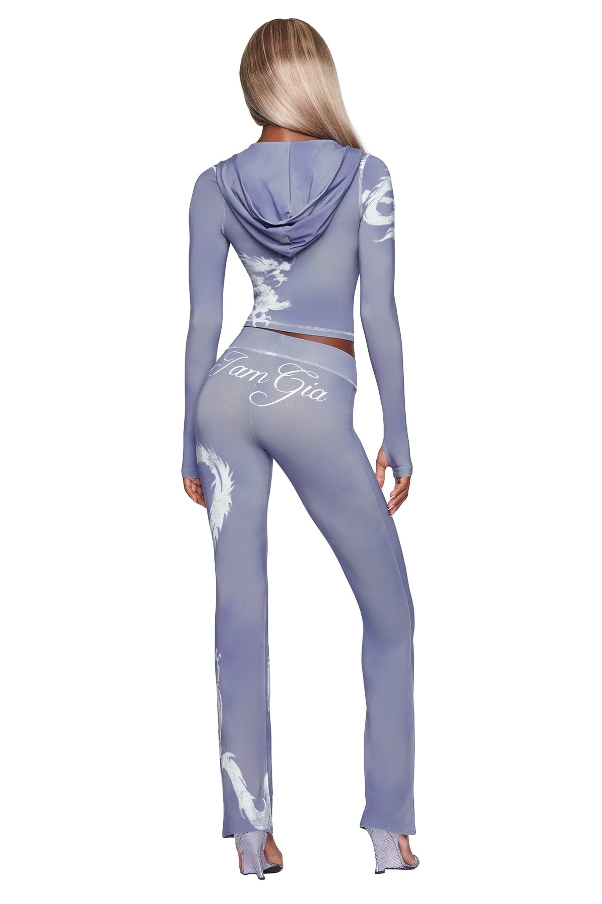 BLARE HOODIE - STEEL BLUE DRAGON