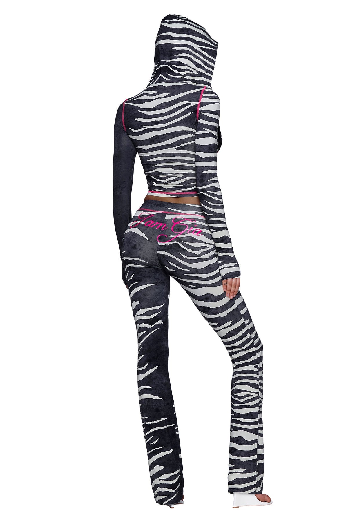 BLARE TRACKPANT - BLACK WILD SIDE
