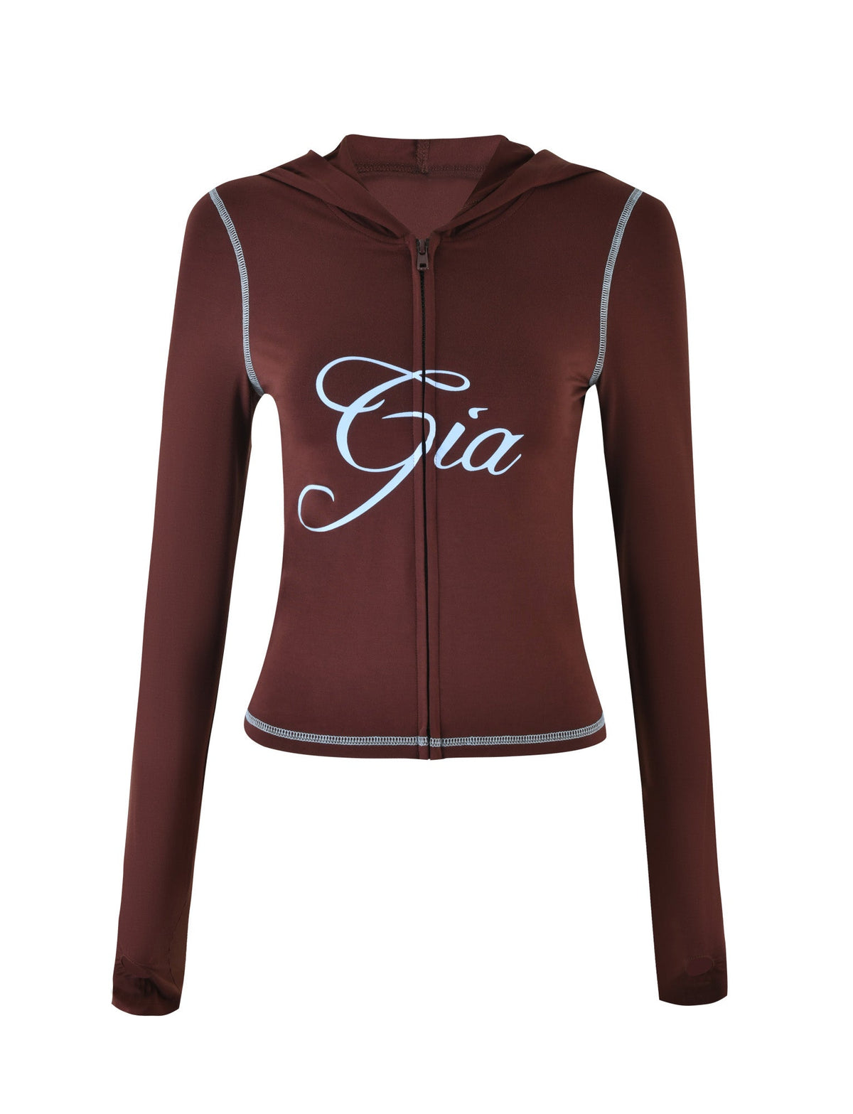 SUDADERA CON CAPUCHA BLARE - MARRÓN