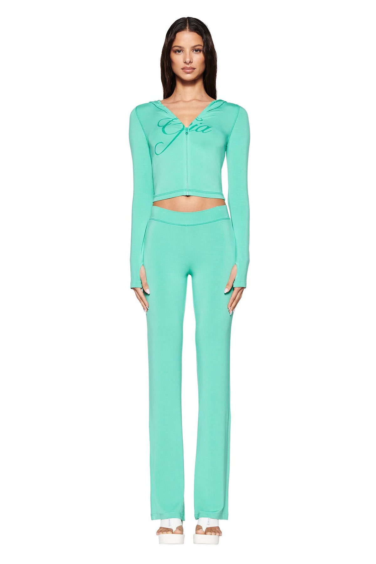 BLARE TRACKPANT - GREEN: TURQUOISE: TEAL