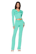 BLARE TRACKPANT - GREEN: TURQUOISE: TEAL