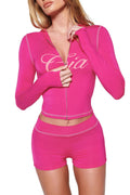 BLARE HOODIE – PINK: HOT PINK