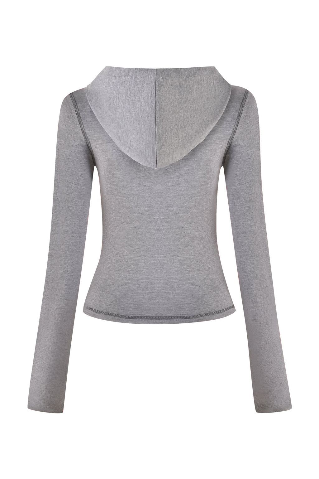 SWEAT À CAPUCHE BLARE JERSEY - GRIS : GRIS CHINÉ