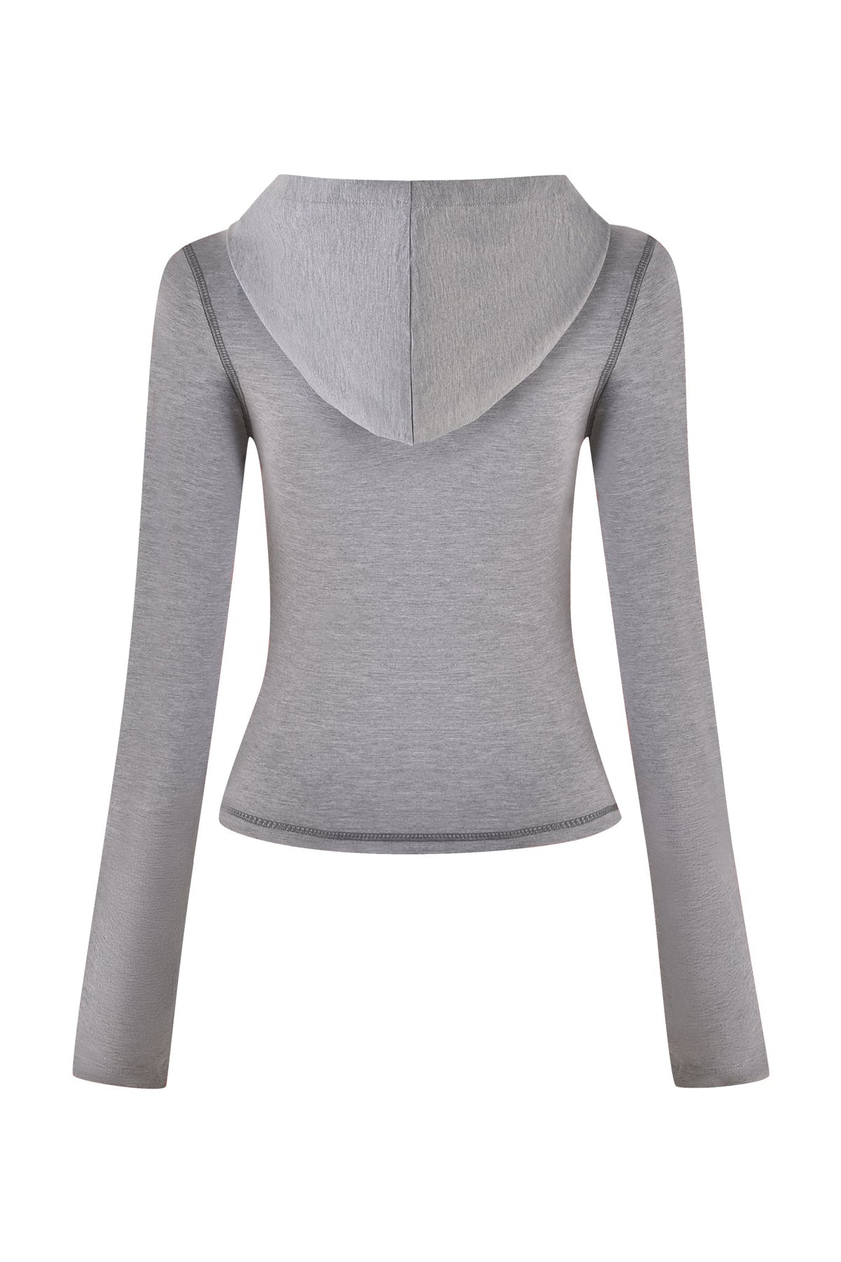 SWEAT À CAPUCHE BLARE JERSEY - GRIS : GRIS CHINÉ