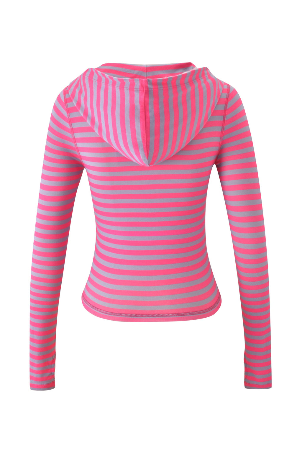 BLARE HOODIE - HOT PINK STRIPE