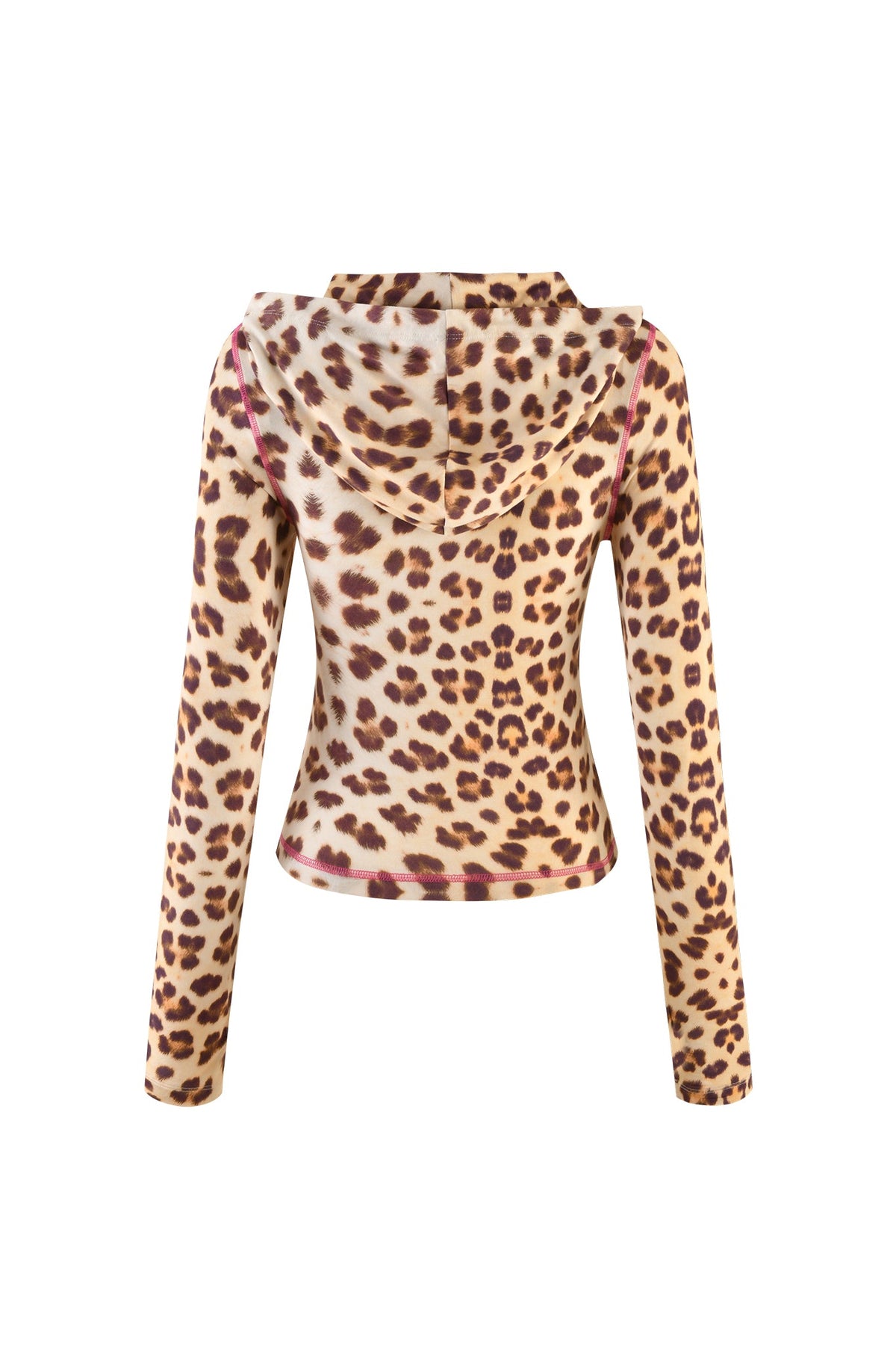 BLUZA Z KAPTUREM BLARE - NEUTRALNA: LEOPARD: WILD CARD