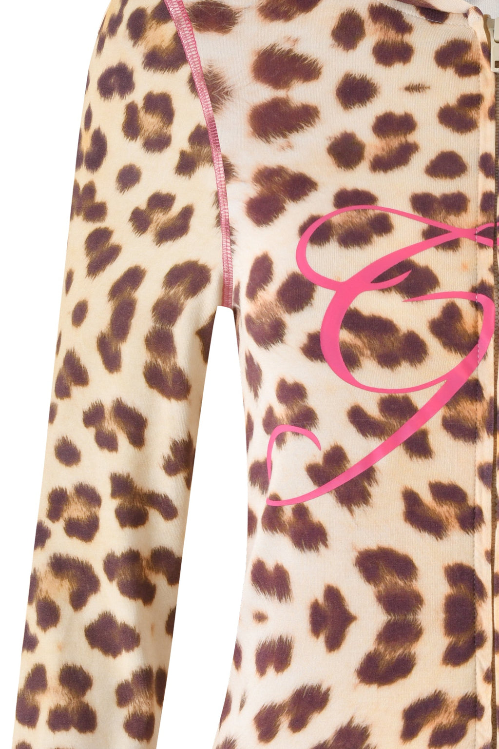 BLUZA Z KAPTUREM BLARE - NEUTRALNA: LEOPARD: WILD CARD
