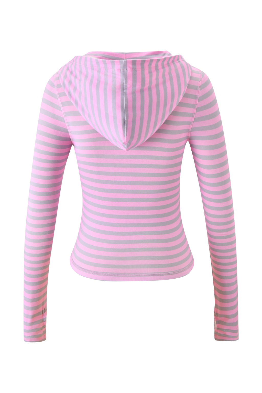 BLARE HOODIE - LIGHT PINK STRIPE