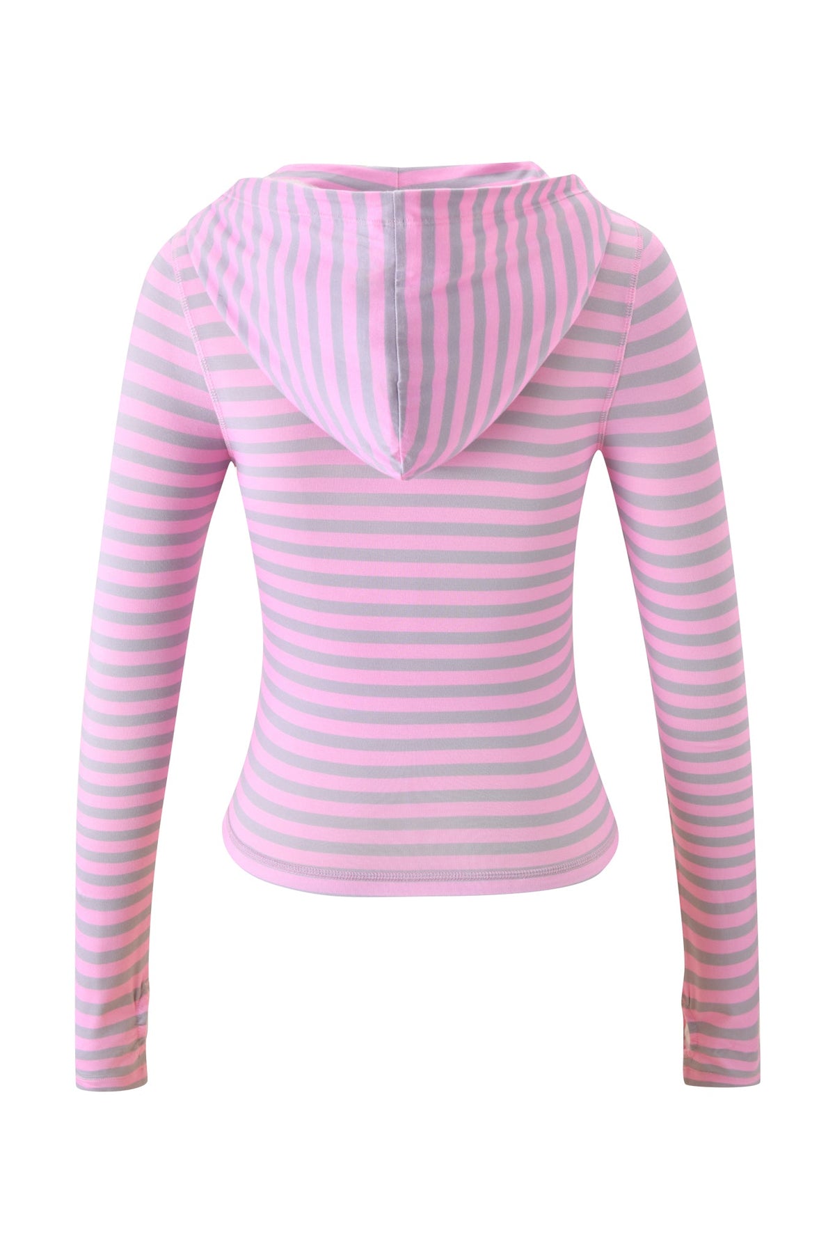 BLARE HOODIE - LIGHT PINK STRIPE