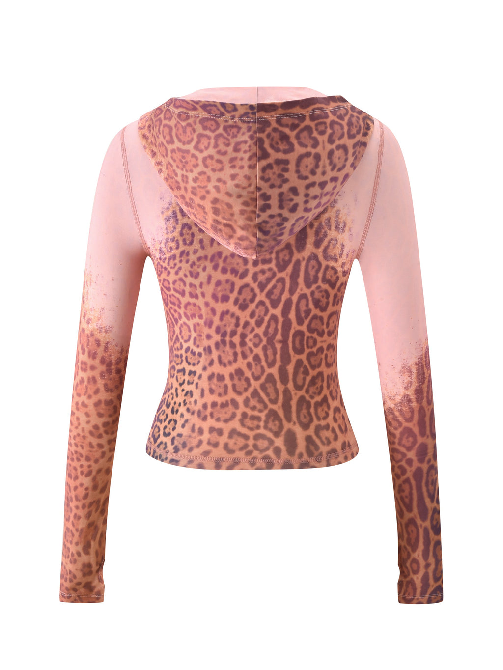 SUDADERA CON CAPUCHA BLARE - PANTERA DESGASTADA ROSA