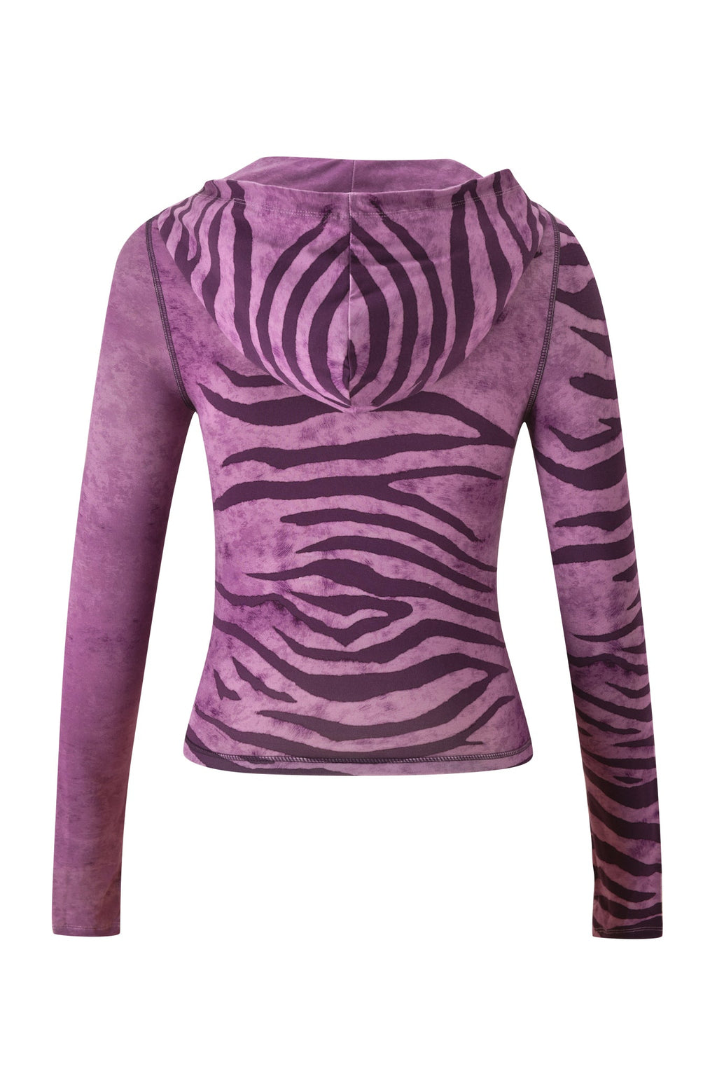 FELPA CON CAPPUCCIO BLARE - PRUGNA WILD SIDE