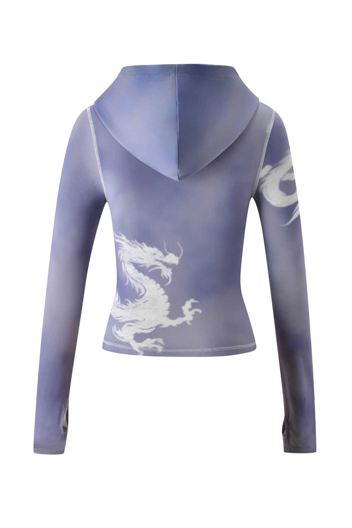 BLARE HOODIE - STEEL BLUE DRAGON