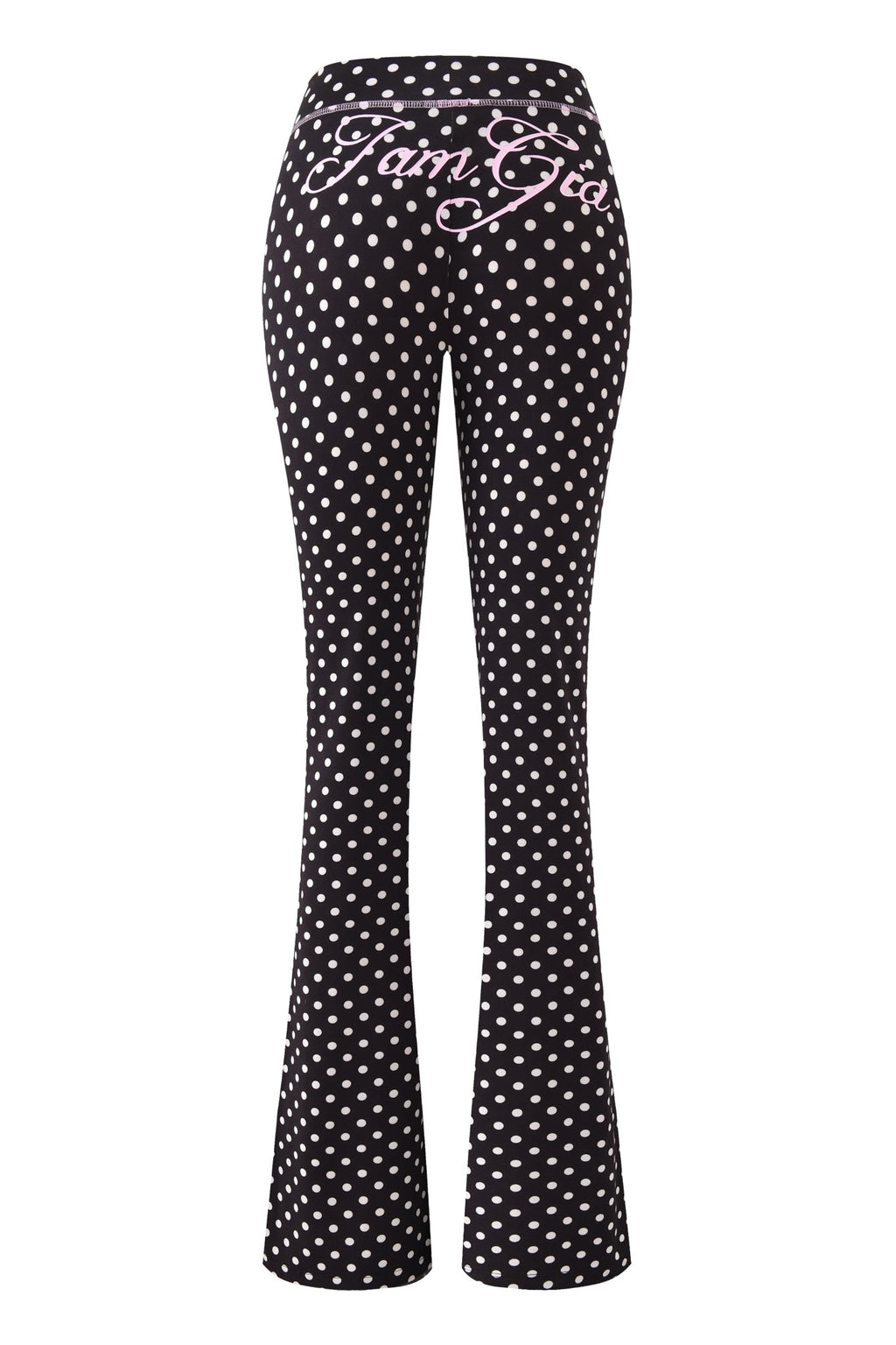 BLARE TRACKPANT - BLACK POLKA DOT