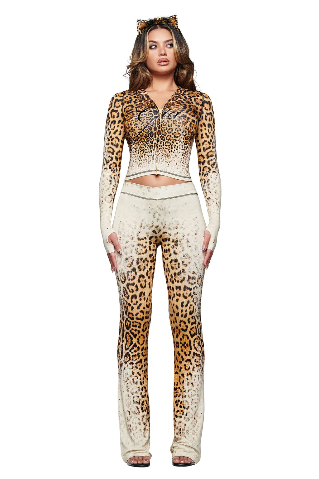 BLARE TRACKPANT - CREAM FADED PANTHERA