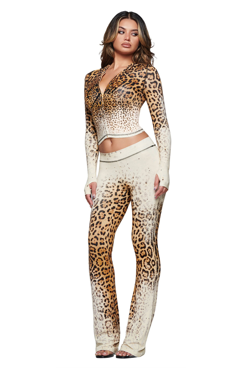 BLARE TRACKPANT - CREAM FADED PANTHERA