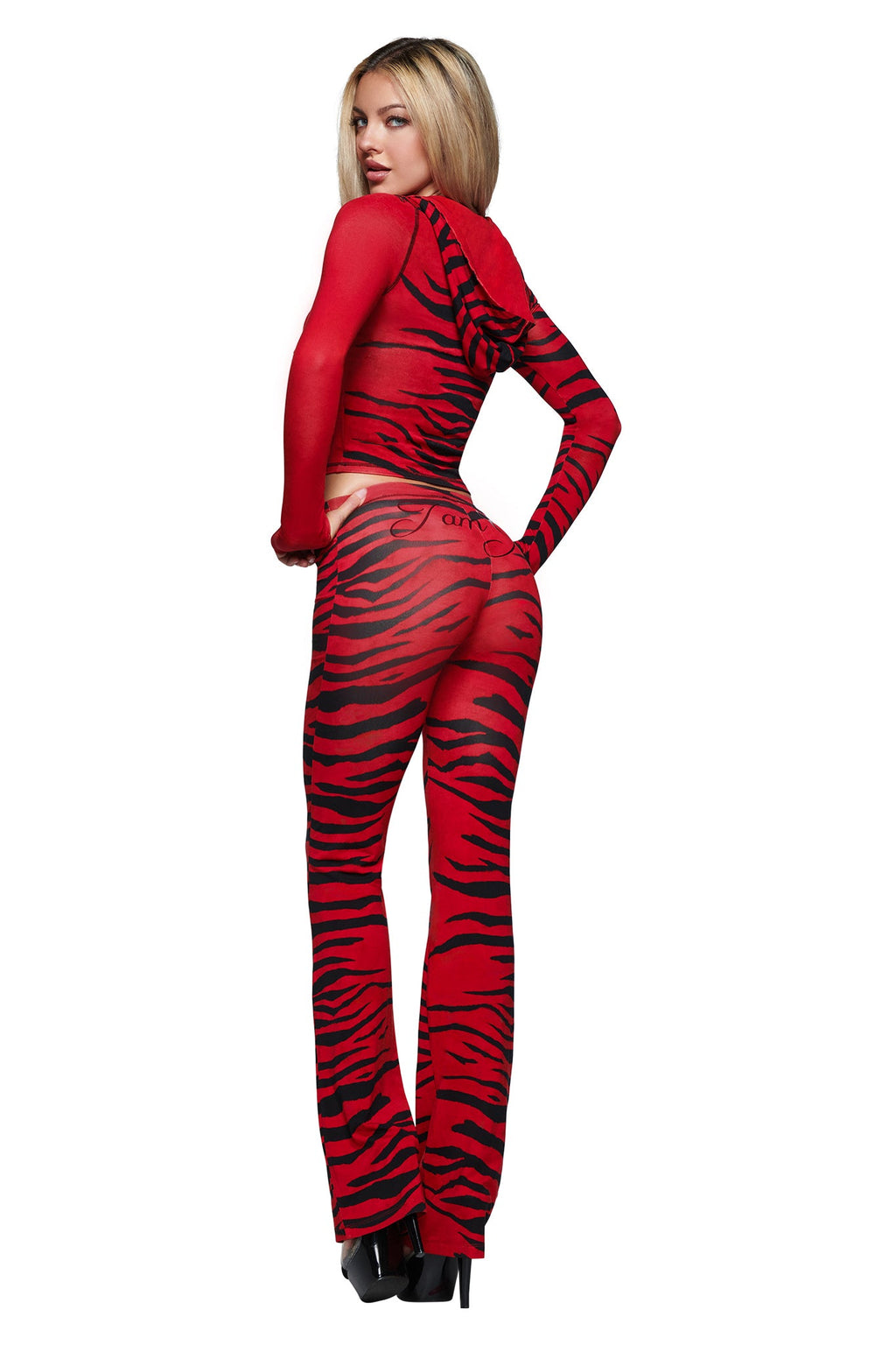 BLARE TRACKPANT - RED WILD SIDE