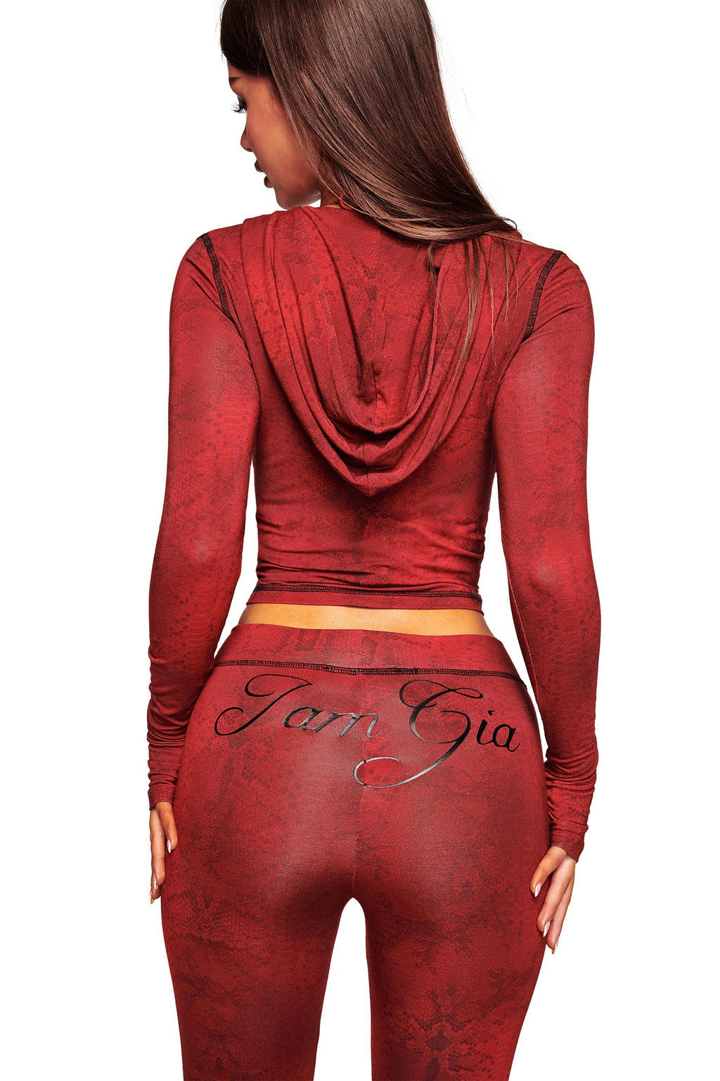 SWEAT À CAPUCHE BLARE - SERPENTINE ROUGE