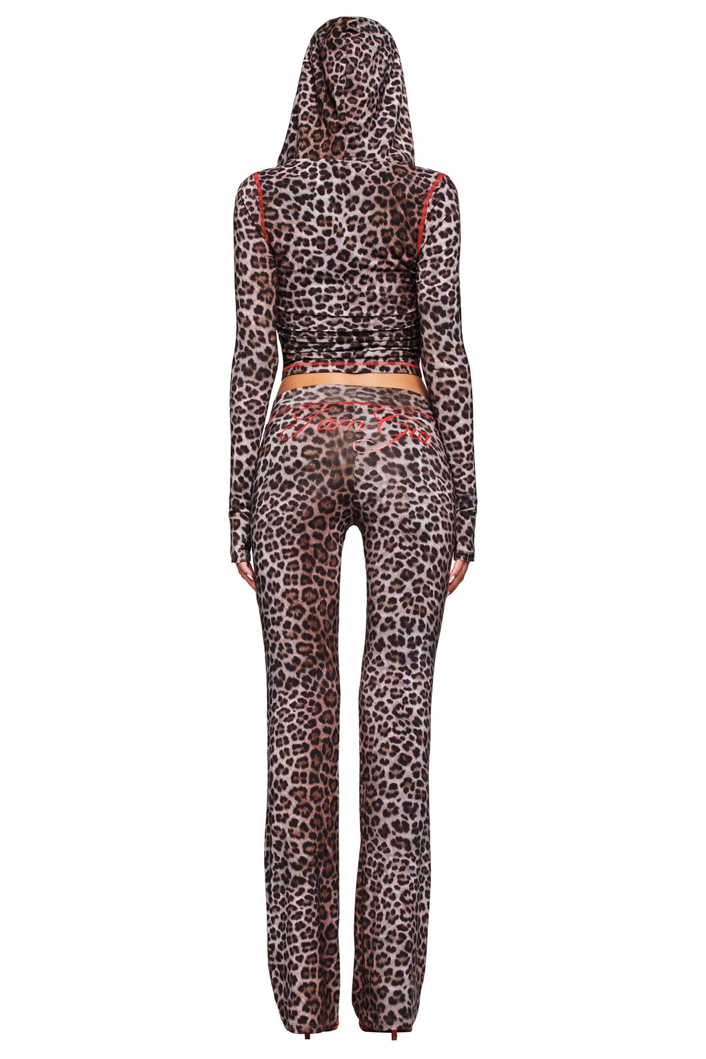 SPODNIE DRESOWE BLARE - CIEMNE LEOPARD