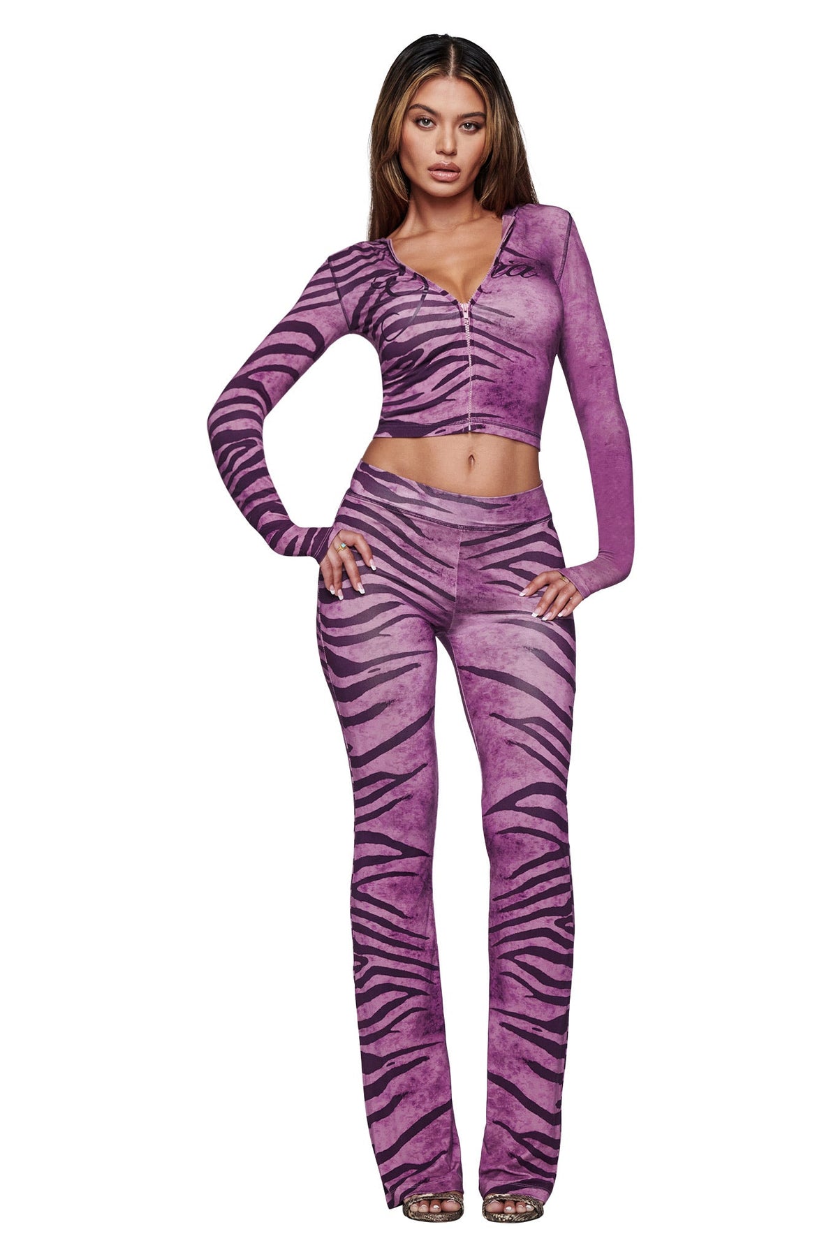 BLARE HOODIE - PLUM WILD SIDE
