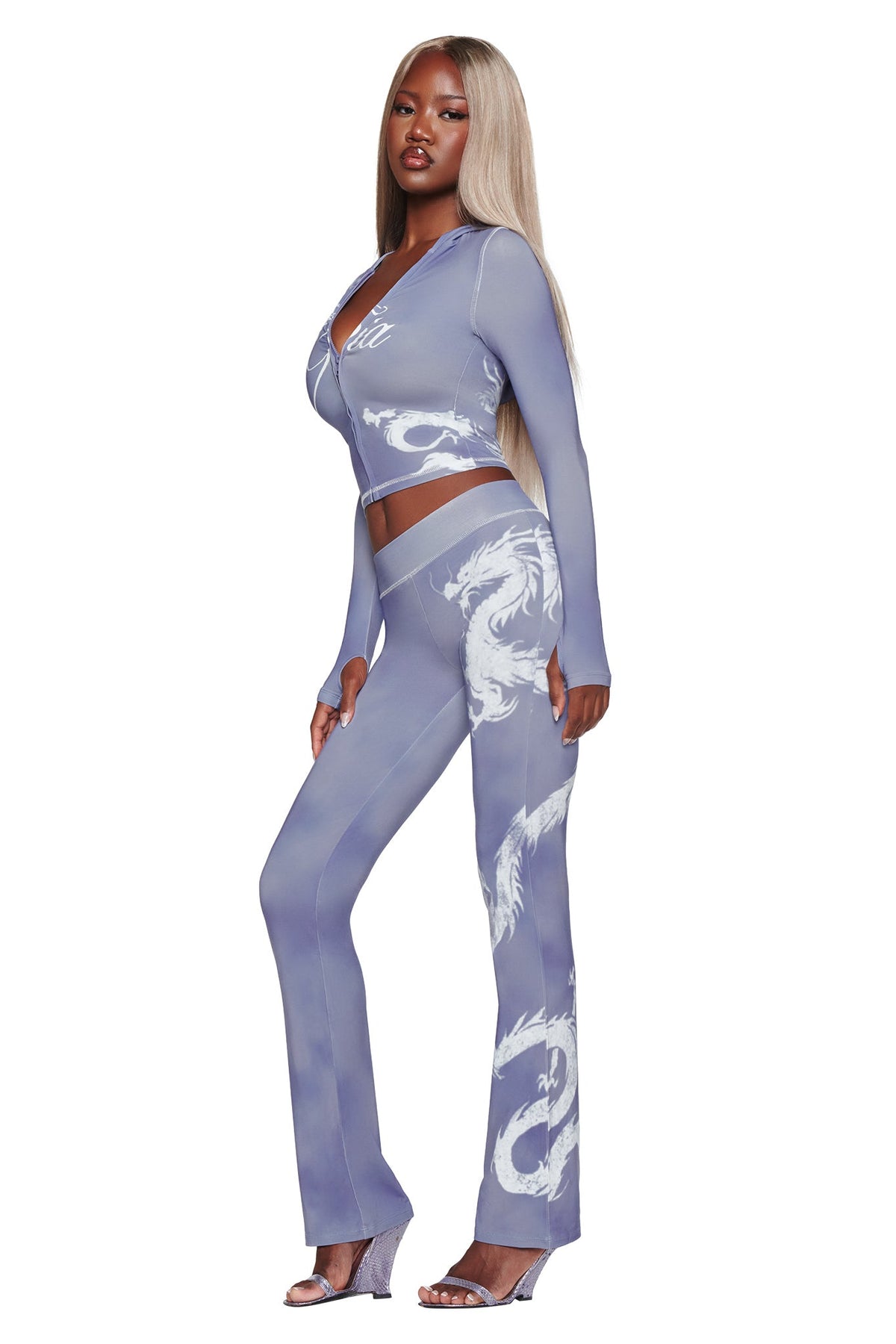 BLARE TRACKPANT - STEEL BLUE DRAGON