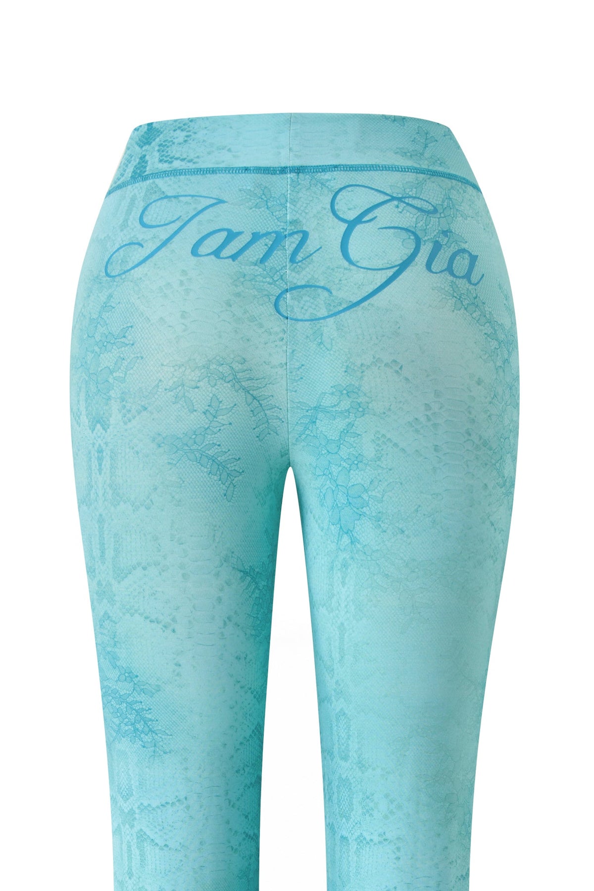BLARE TRACKPANT - TEAL SERPENTINE