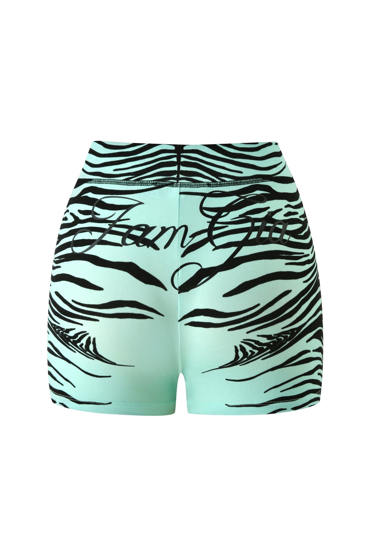 BLARE-short - AQUA FINE LINE ZEBRA