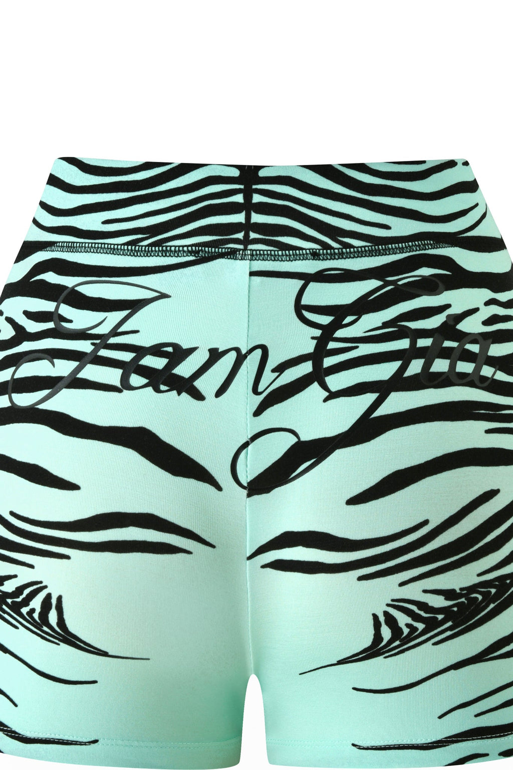BLARE-short - AQUA FINE LINE ZEBRA