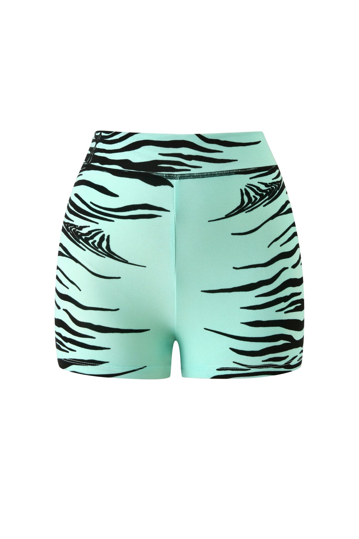 BLARE-short - AQUA FINE LINE ZEBRA