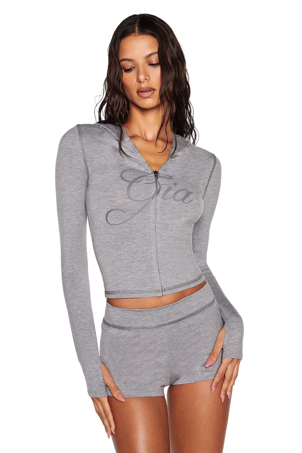 BLARE JERSEY SHORT - GREY: HEATHER GREY