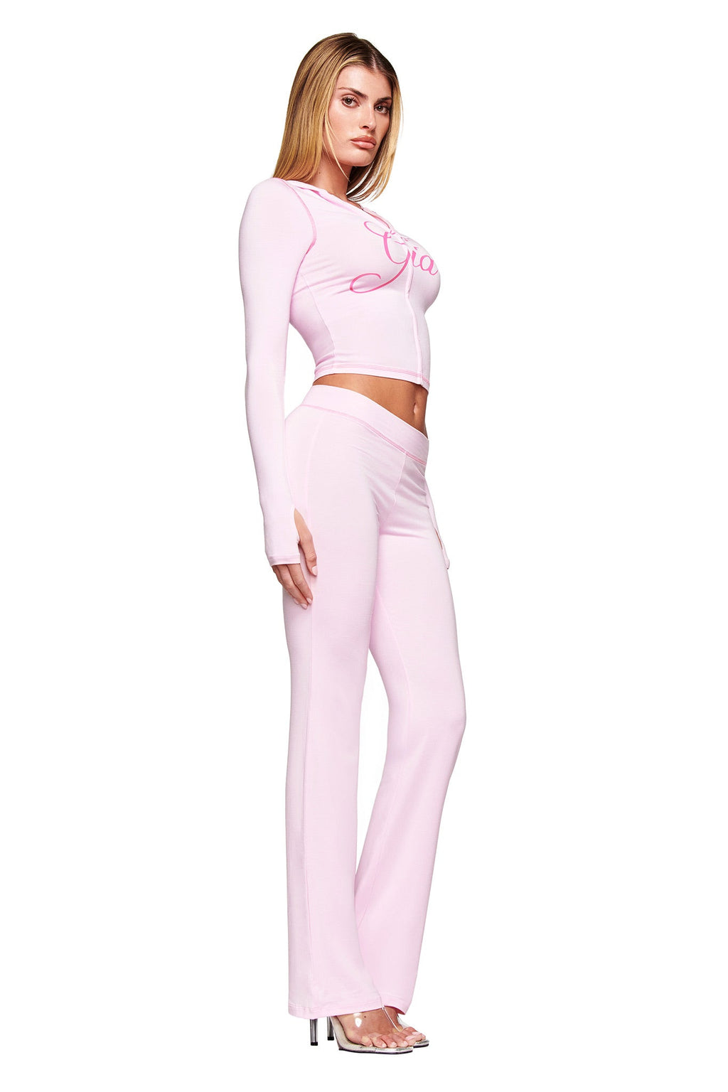 BLARE HOODIE - PINK: PASTEL PINK