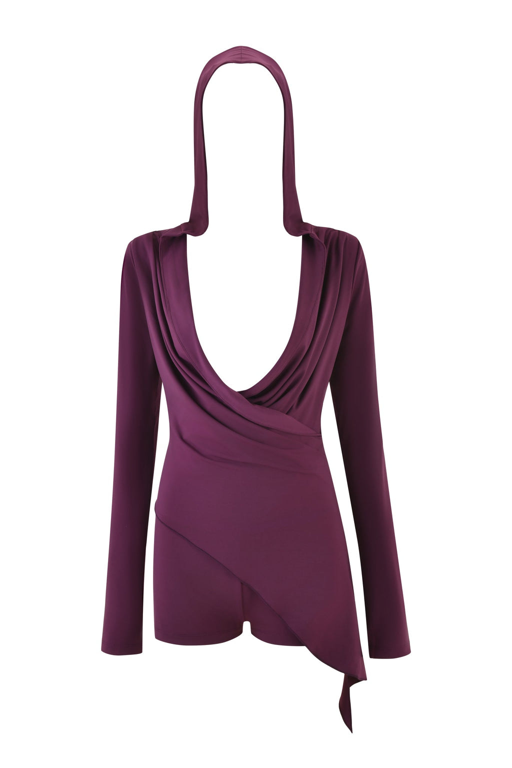 IRINA PLAYSUIT - PURPLE: PLUM